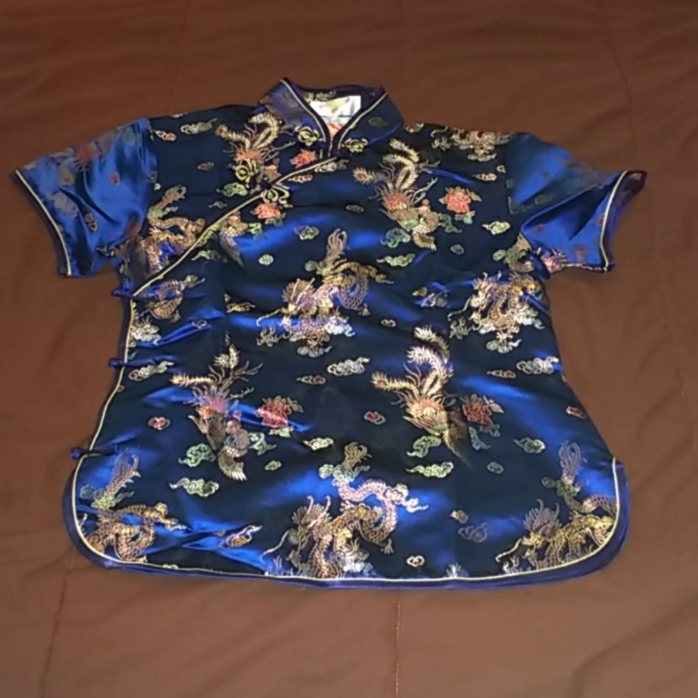 Jin Hon Chinese Cheongsam shirt blouse
